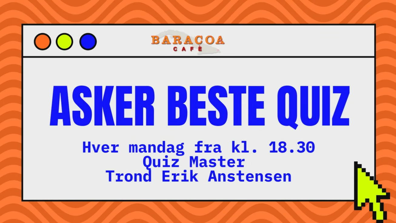 Quiz på Baracoa Asker