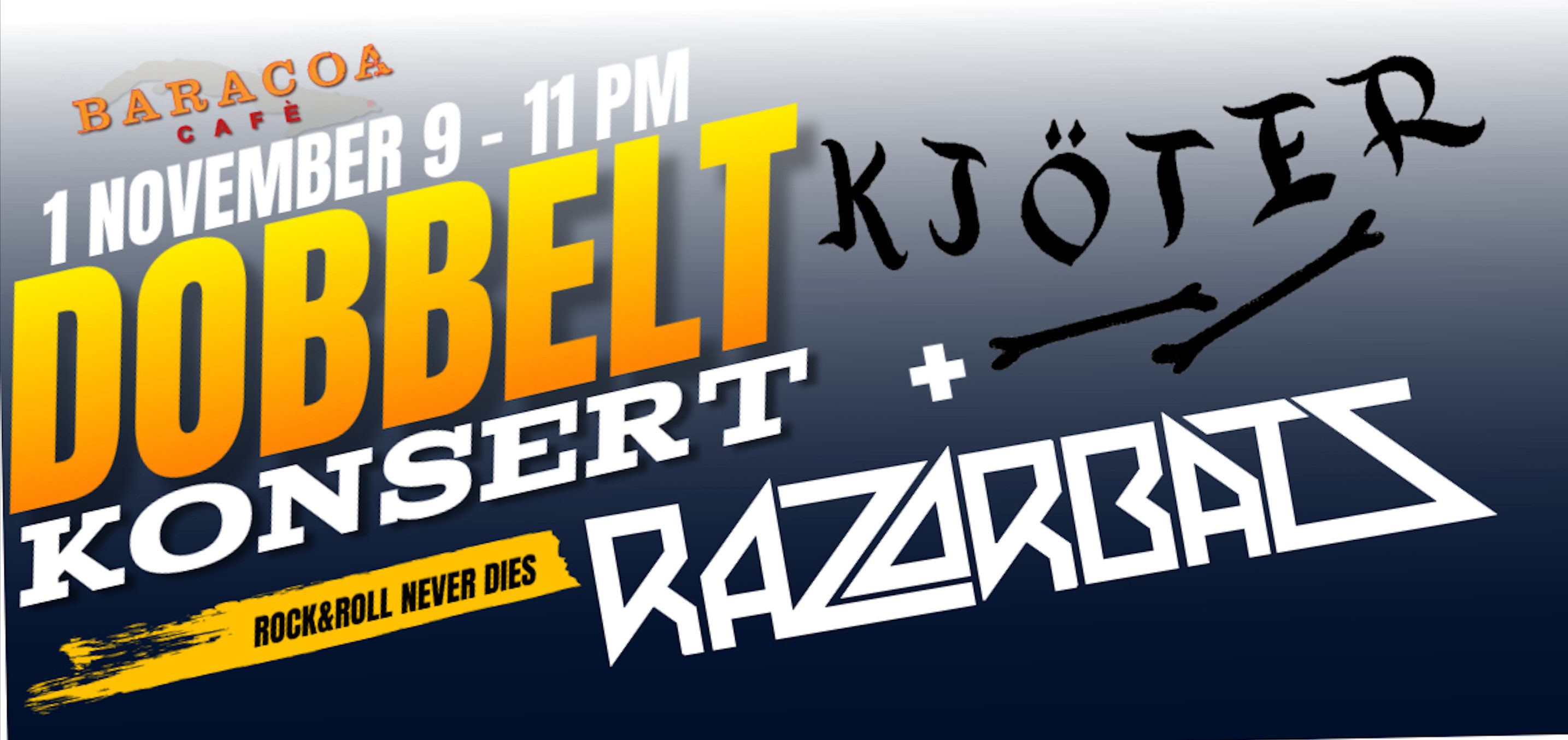 Kjöter + Razorbats = Dobbel konsert!