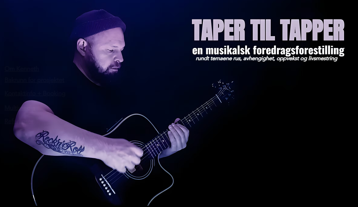 «Taper til Tapper» en musikalks Foredragsforestilling på Baracoa Asker