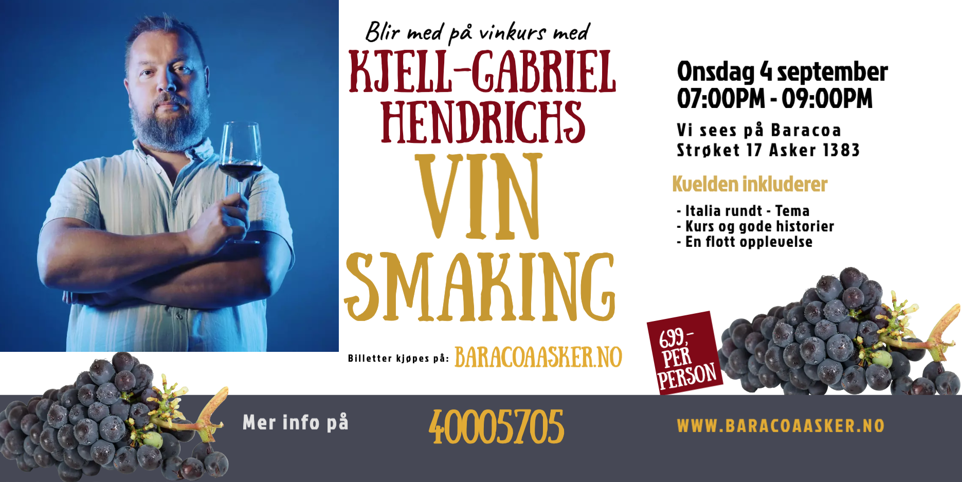 Italia rundt - Med Kjell-Gabriel Hendrichs (Vin Smaking)