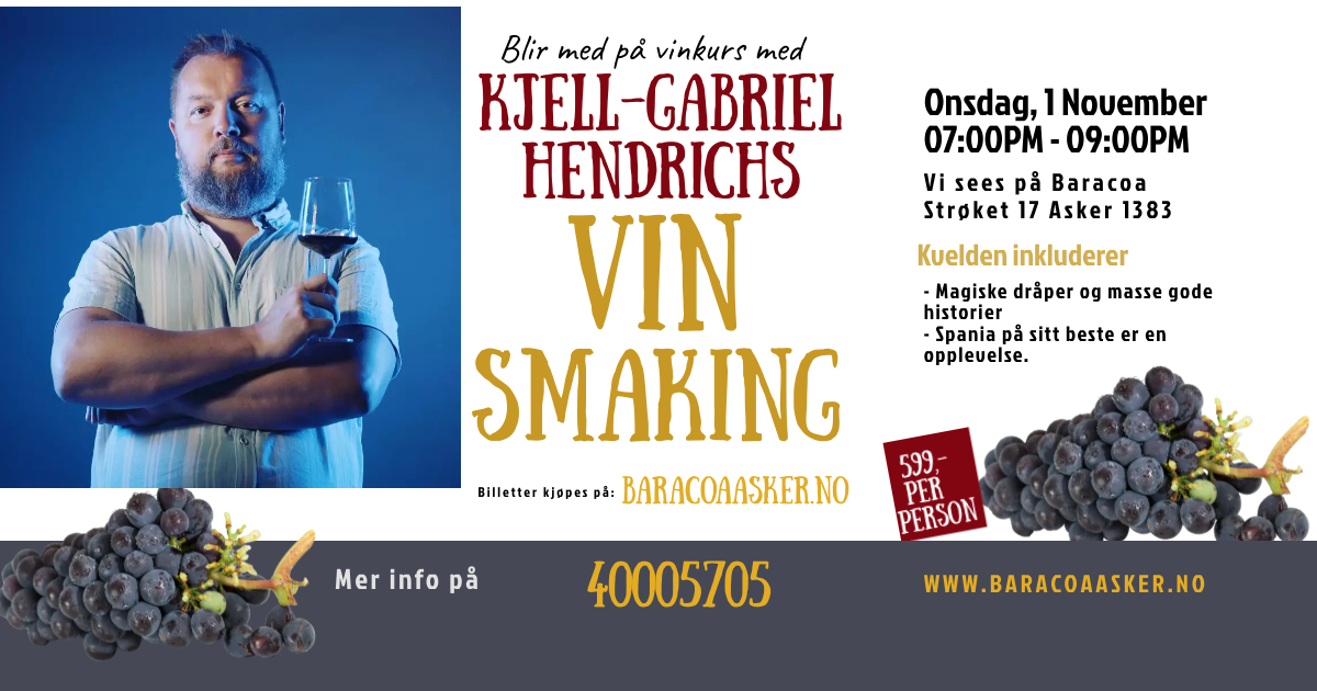 Spania rundt med Kjell-Gabriel Hendrichs (Vin smaking)